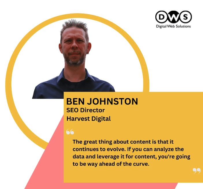 Ben Johnston's quote from the E-Coffee With Experts podcast